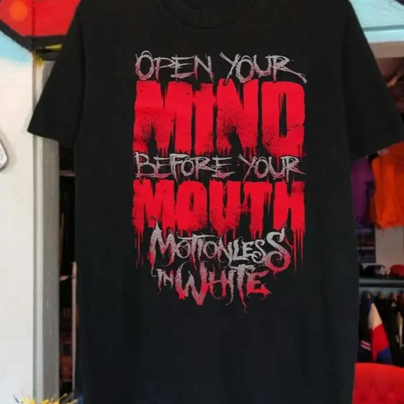 Motionless in White Open Your Mind Before Mouth  T shirt