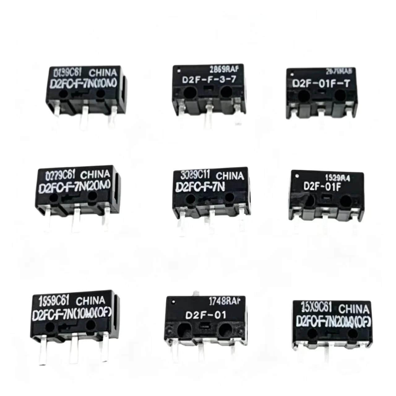 10PCS Brand new original genuine product can replace Omron mouse switch D2FC-F-7N 3-7 10M 20M 50M 60MN 100M 01F-T OF Nissan