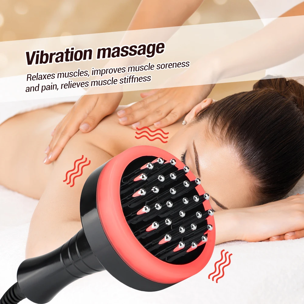 

Electric Meridian Brush Hot Compress Body Slimming Anti Cellulite Gua Sha Device Micro-current Meridian Full Body Massager