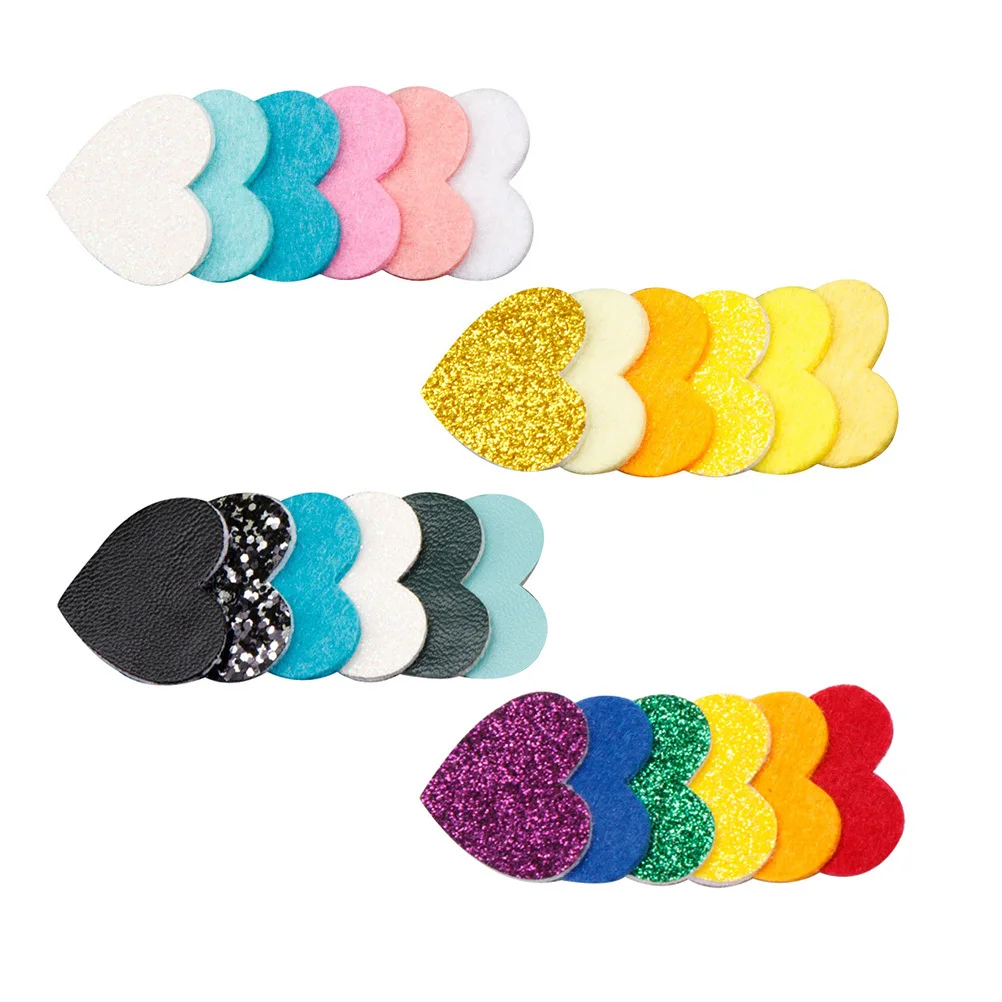 

4Pcs Heart Shape Hair Clips Pretty and Cute Easy to Carry during Travel Necessity for Hairstyling Simple Hair Clips