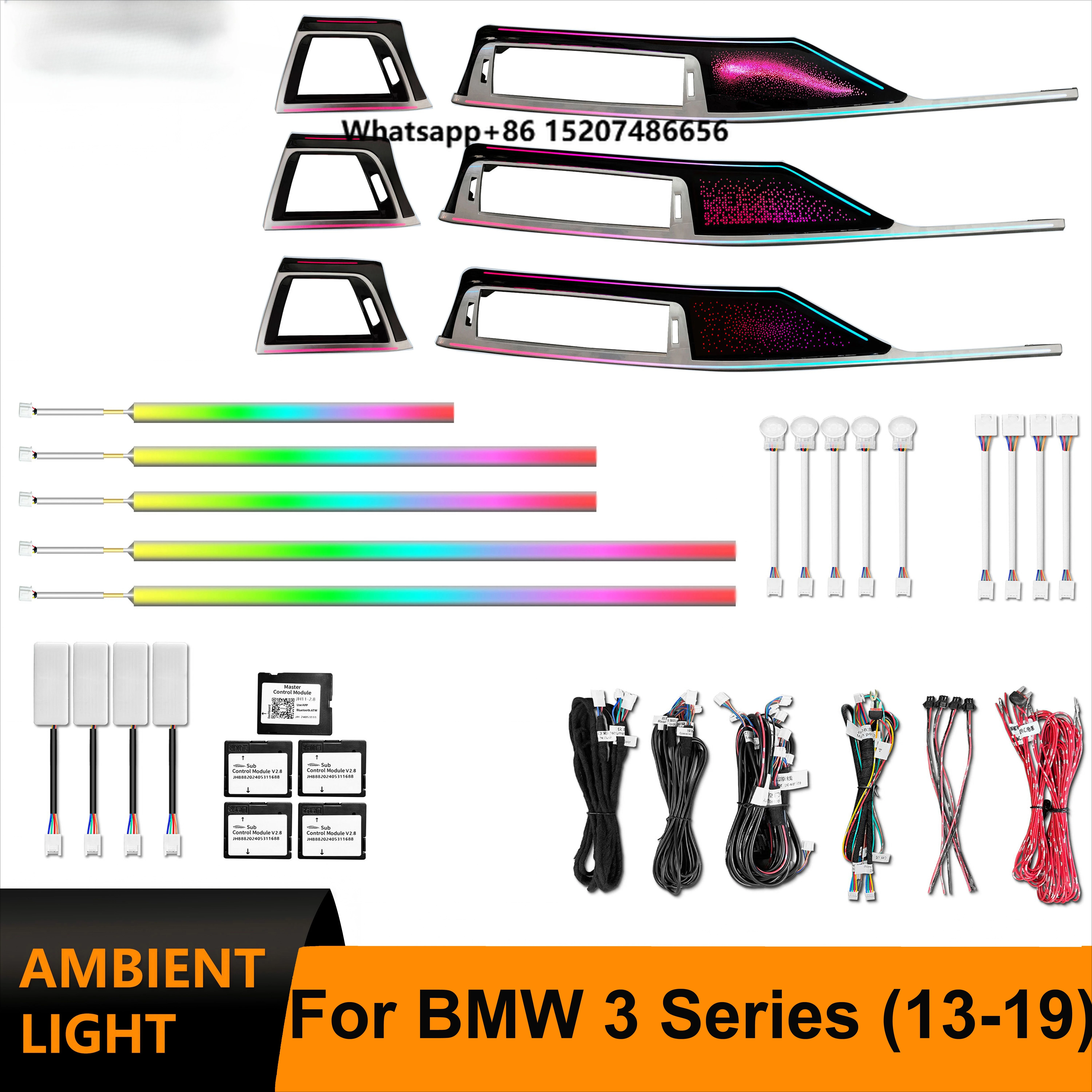 Cardoo F30 F36 Dynamic Ambient Light for 3/4 Series F30 F36 Gran Coupe Car Interior LED Ambient Lighting Upgrade Accessories