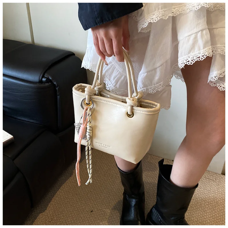 

Весенняя роскошная сумка-ведро для женщин, дизайнерская сумка через плечо с верхней ручкой, модная сумка через плечо