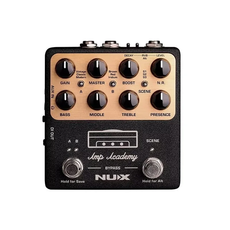 NUX Amp Academy NGS-6 Per Pedale Per Chitarra Elettrica Effetti Per Chitarra Elettrica AMP Modelingh Send/Return Effect Loop