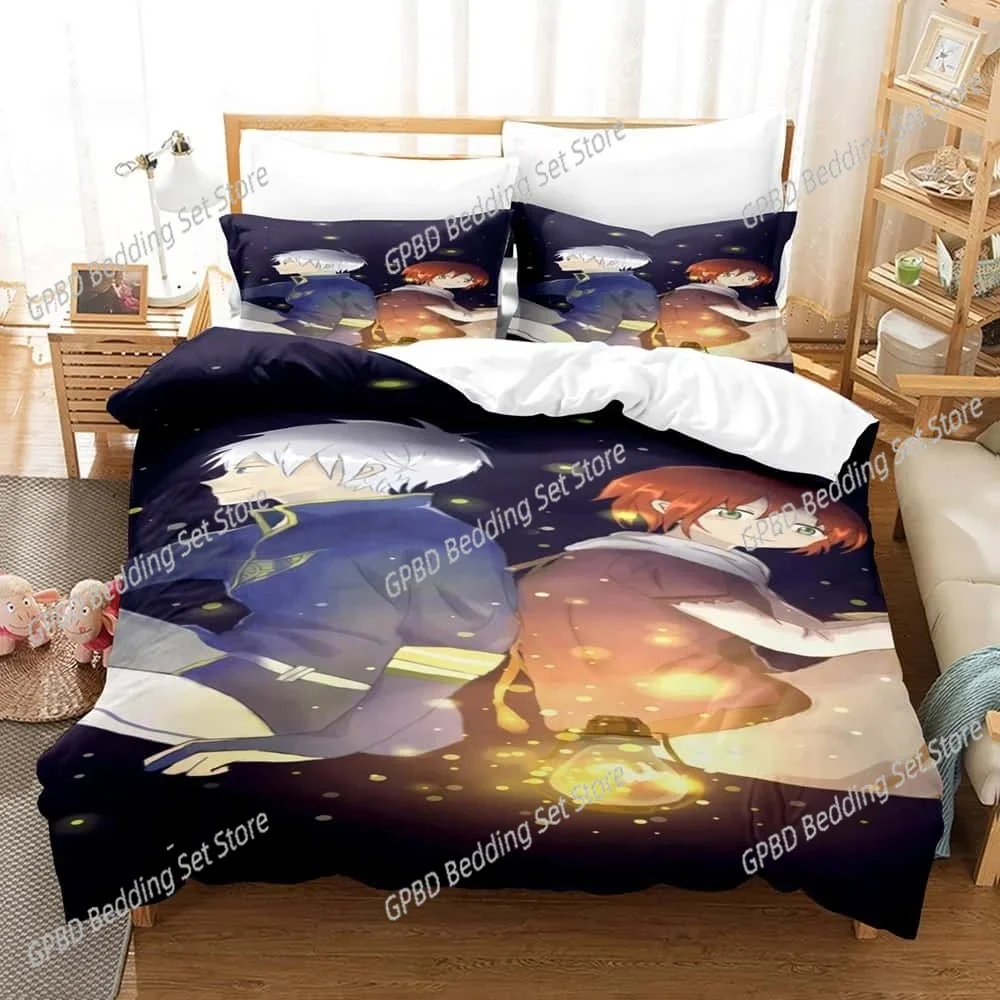 

Snow White with the Red Hair 3D Bedding Set Duvet Cover Pillowcases Single Twin Full Queen King Size Home Decor Quilt Boys Gift