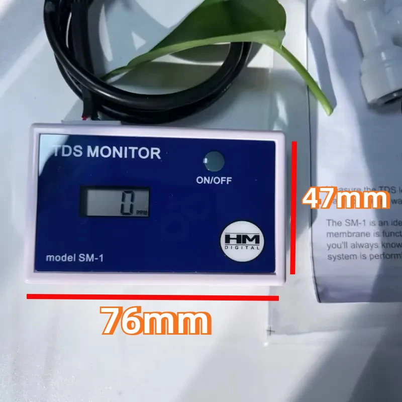 Triple Inlines TDS PPM Meter Water Quality Detection Pen Household Drinking Water Test SM-1 Water Quality Aquarium Pool Drinking