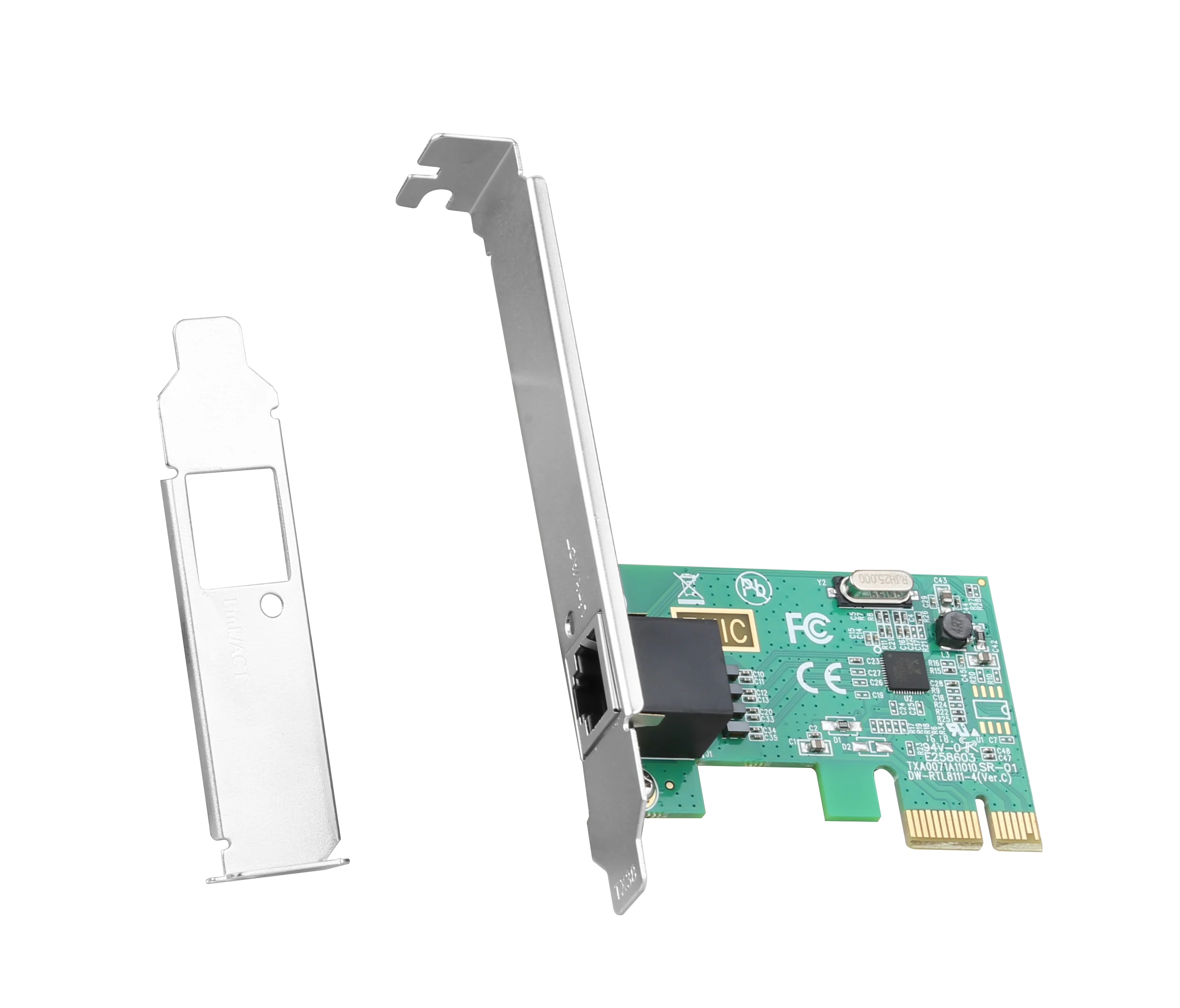 Сетевая карта PCI Express Diewu Rlt 8111E Гигабитная сетевая карта для настольных ПК Сетевая карта PCI Express Diewu Rlt 8111E Гигабитная сетевая карта для настольных ПК