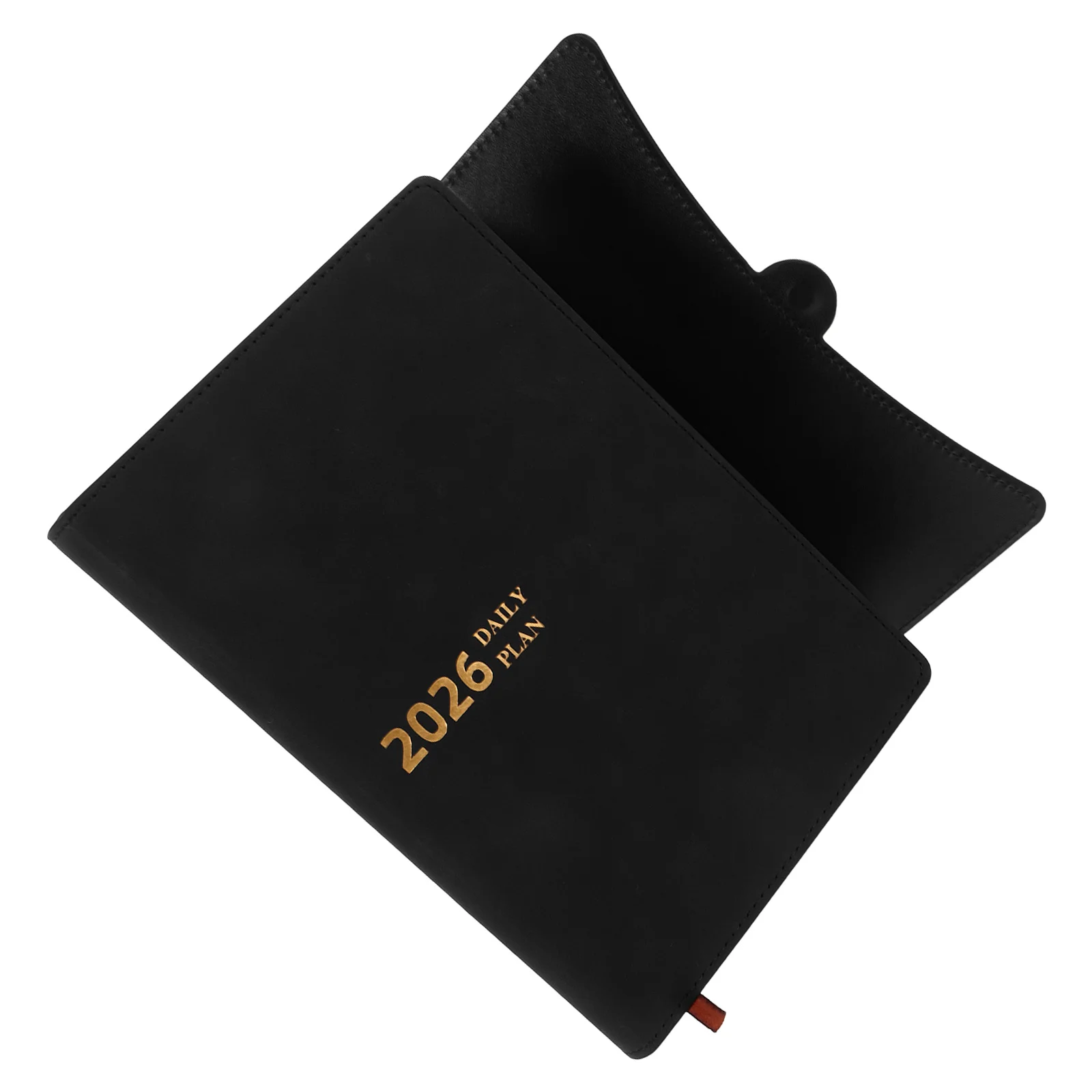 

A5 Notebook Journal Planner PU Cover Monthly Index Portable Writing Pad for Work Study Task Management Organizer