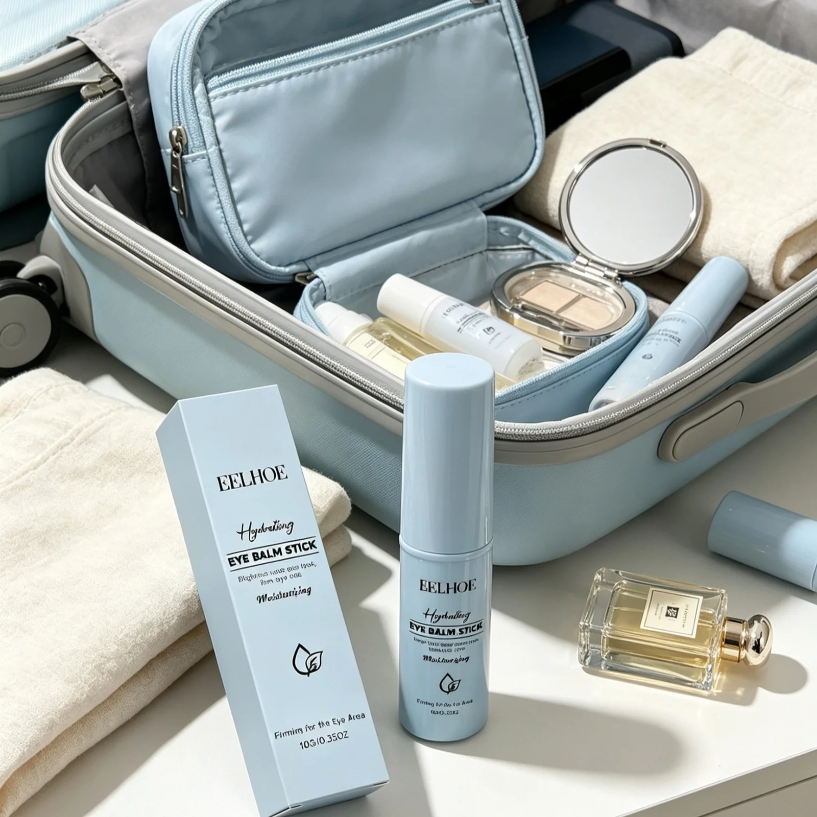 EELHOE Hydrating Brightening Eye Balm Lifting Firming Eye Remove Dark Circles Smooth Nourishing Portable Eye Contour Care Stick