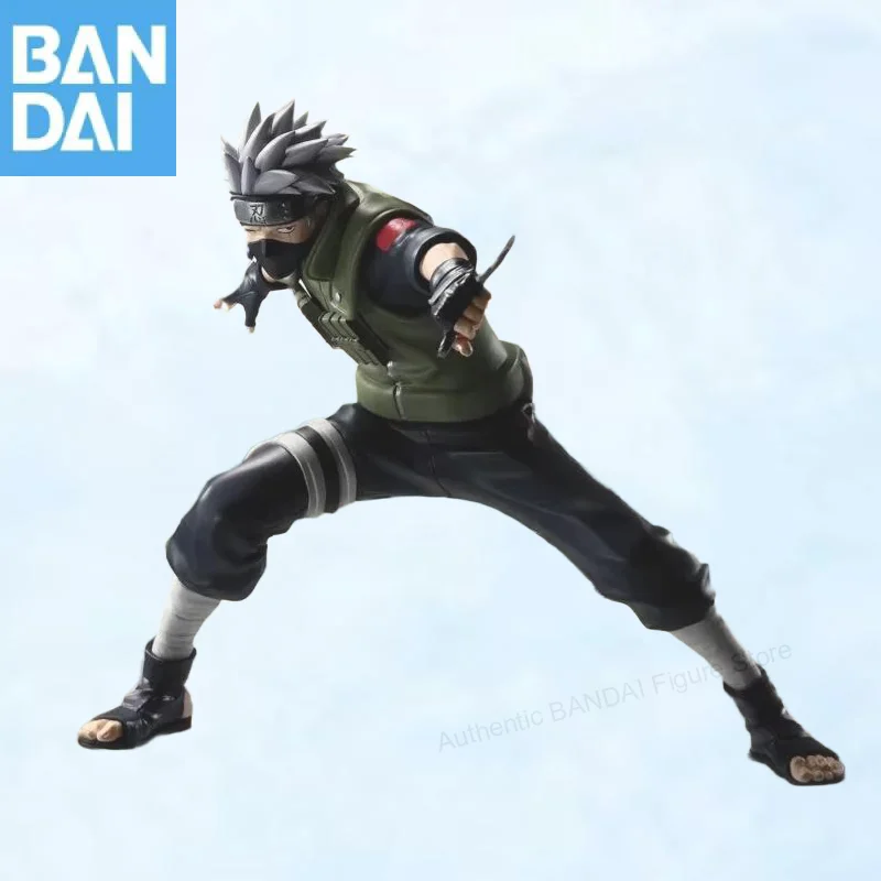 

Genuine Bandai Namco Banpresto Naruto Shippuden Vibration Stars Hatake Kakashi Uchiha Madara Pvc 13Cm Figure Anime Model Gift