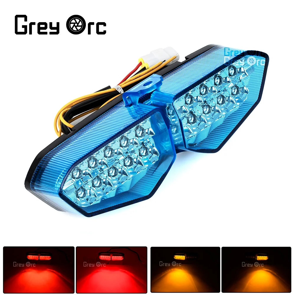 

For Yamaha YZF R6 2003 2004 2005 YZF R6S 2006 2007 2008 XTZ-1200 2012-2014 LED Taillight Rear Brake Motorcycle Tail Light