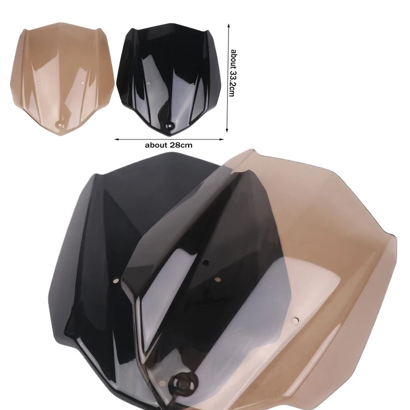 

1 шт. для MT03 MT 03 MT-03 2016-2019 лобовое стекло мотоцикла, дефлектор экрана, спортивный туристический гоночный кронштейн для лобового стекла