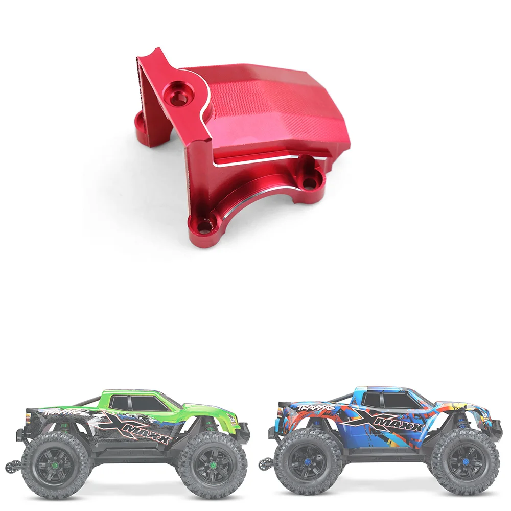 Cubierta de Metal del diferencial delantero/trasero, cubierta de caja de cambios para 1/5 Traxxas x-maxx Xmaxx 6S 8S RC Monster Truck, piezas de actualización, 1