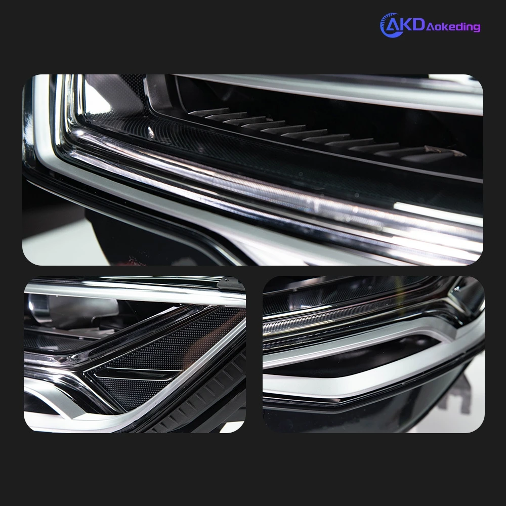 Car Lights for Audi A6 A6L LED Headlight 2012-2018 C7 Head Lamp Drl Projector Lens Automotive Accessories