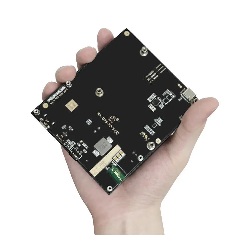 Raspberry Pi 5/4B UPS uninterruptible power supply PD fast charging Type C power bank 25W 5V/5A