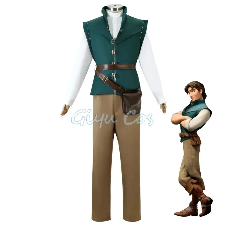 

ABC123Flynn Rider Cosplay Costume Adult Carnival Uniform Anime Halloween Costumes # 1 # W.b;6'j,k.9;a