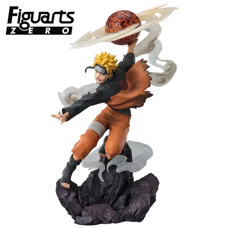 In Stock Original Genuine NARUTO ZERO Figuarts Uzumaki Naruto PVC 24CM Collectible Boxed Statuette Model Doll Toys For Gifts