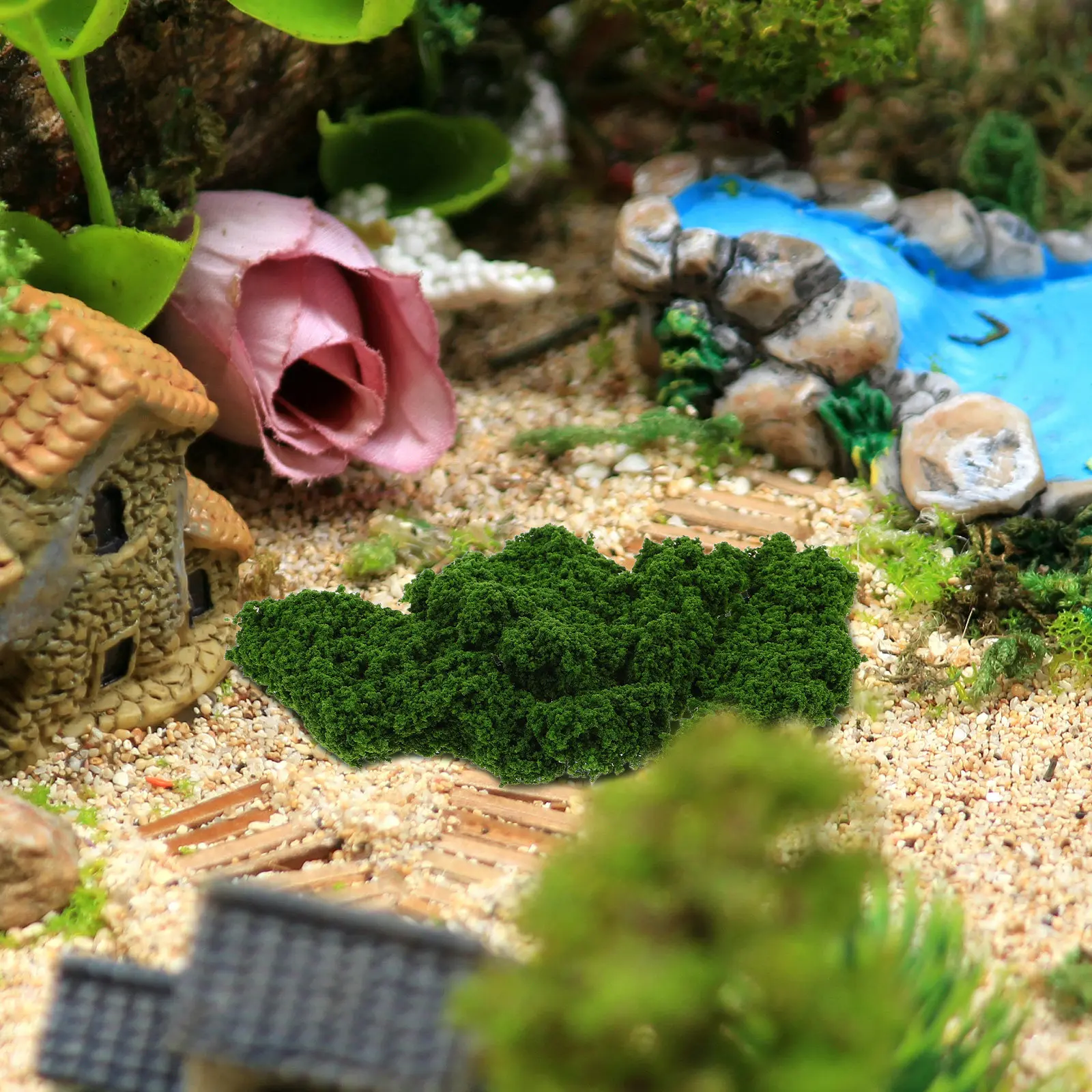 

100 г. Искусственный порошок для имитации деревьев, реалистичные материалы для ландшафтного дизайна, для создания диорам, комплект материалов для оформления сцен, искусственный мох