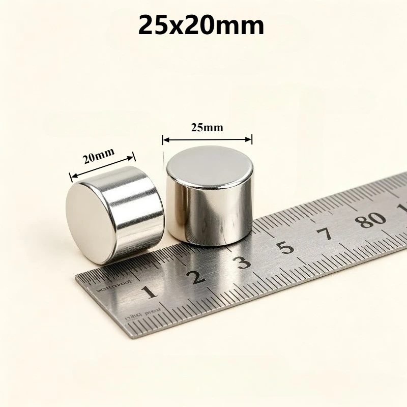 25x20 mm Round Disc Neodymium Magnet 25*20 mm Powerful Super Strong Permanent NdFeB Magnet for DIY Handmade Home Decor Crafts