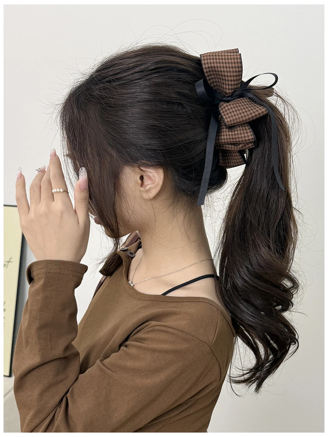 presilha-de-cabelo-vertical-com-laco-borboleta-em-tecido-xadrez-com-design-retro-presilha-banana-para-rabo-de-cavalo-alto-fe