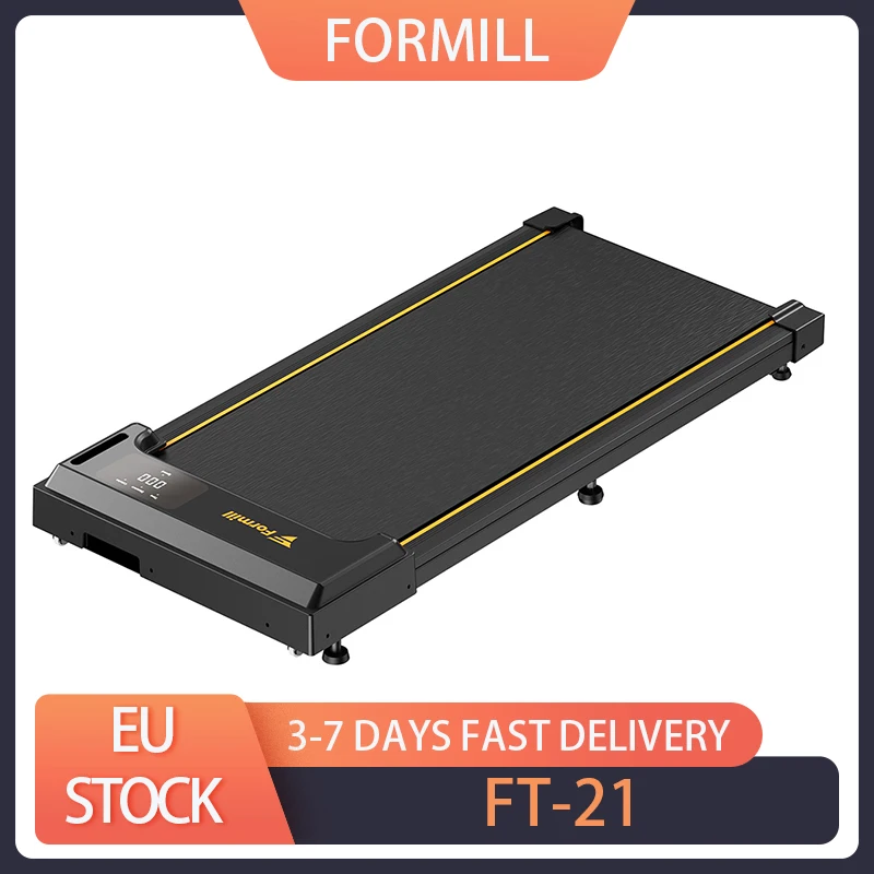 Formill FT-21 Walking Pad Treadmill, 2.5 HP Motor, LED Display, 200lbs Max. Load, 1-6km/h Speed