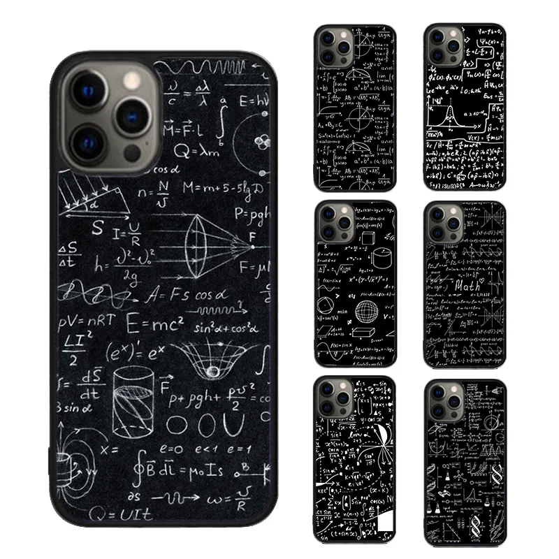 

Physics Math Formula Equation Phone Case cover For iPhone 17 Air 15 16 16e 14 13 12 11 Pro Max Coque For Apple PLUS fundas