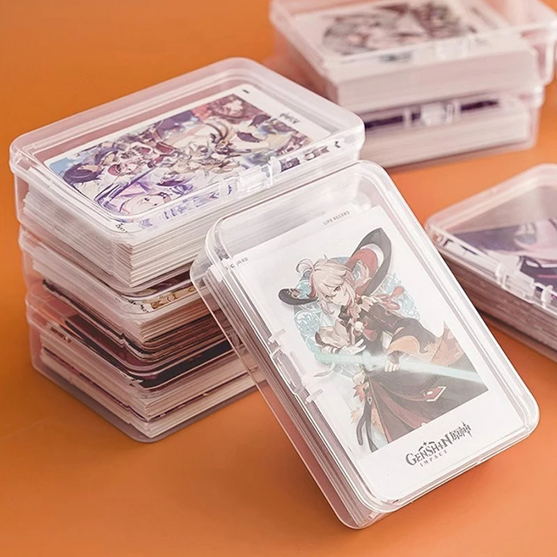 New Transparent Plastic Boxes PP Storage Case Playing Cards Container Poker Game Card Box Board Games Card Organizers