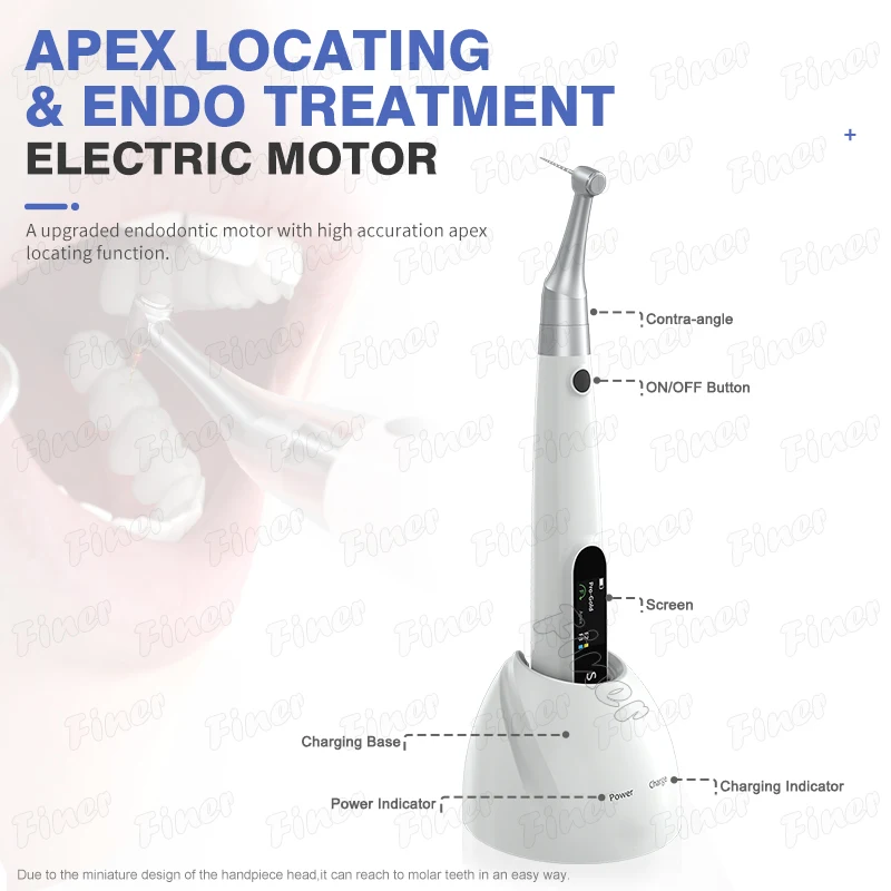 

dental electric dental handpiece price 16:1 endo motor with built in apex lacator smart