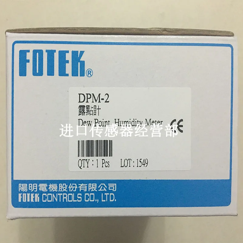 Original And Genuine Taiwan Yangming FOTEK Temperature And Humidity Meter DPM-2 Dew Point Meter, Fake One Penalty Ten