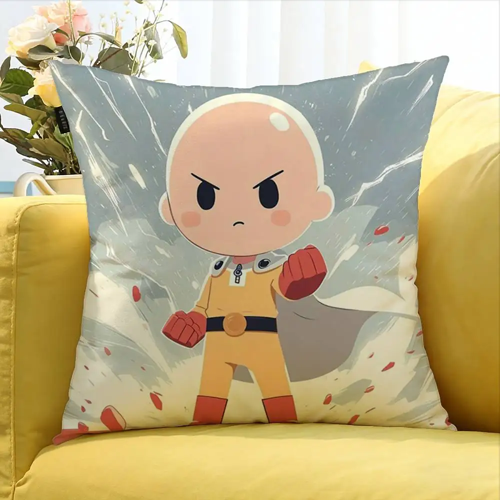 One-Punch-Man World Various Sizes Square Pillow Case For Car Home Bedchamber Decor