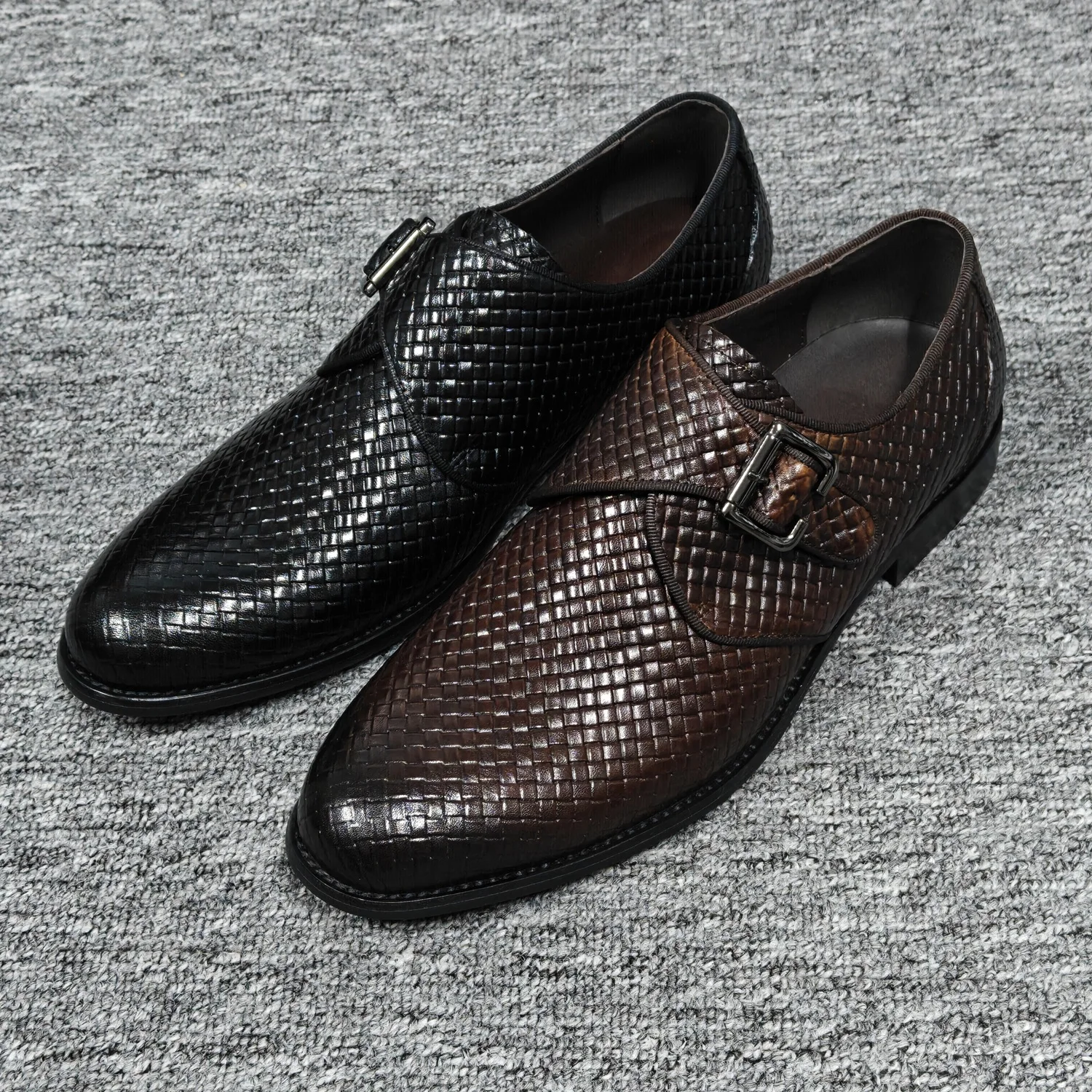 Sepatu Oxford Monk Strap Premi - Monk Strap Shoe ulasan dan harga