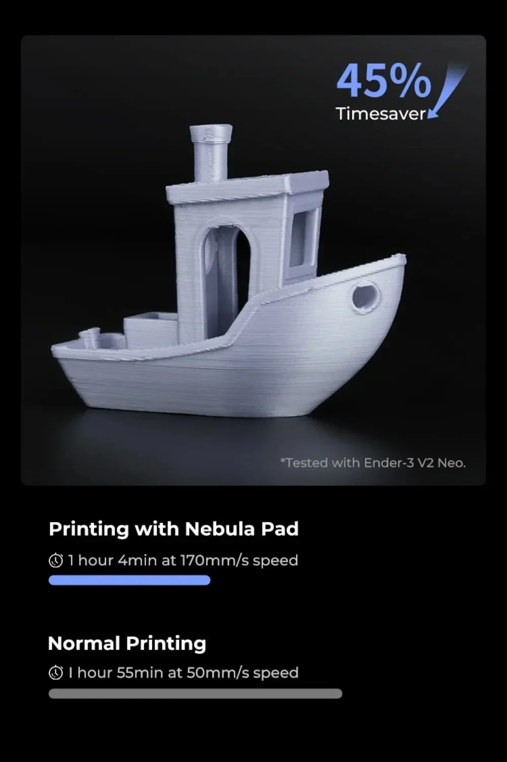 Creality 3D-Drucker Nebula Pad 4,3'' IPS Touchscreen mit Nebula-Kamera - Hochgeschwindigkeitsdruck für Ender 3 Serie Pro/V2/V2 NEO – Detail 4