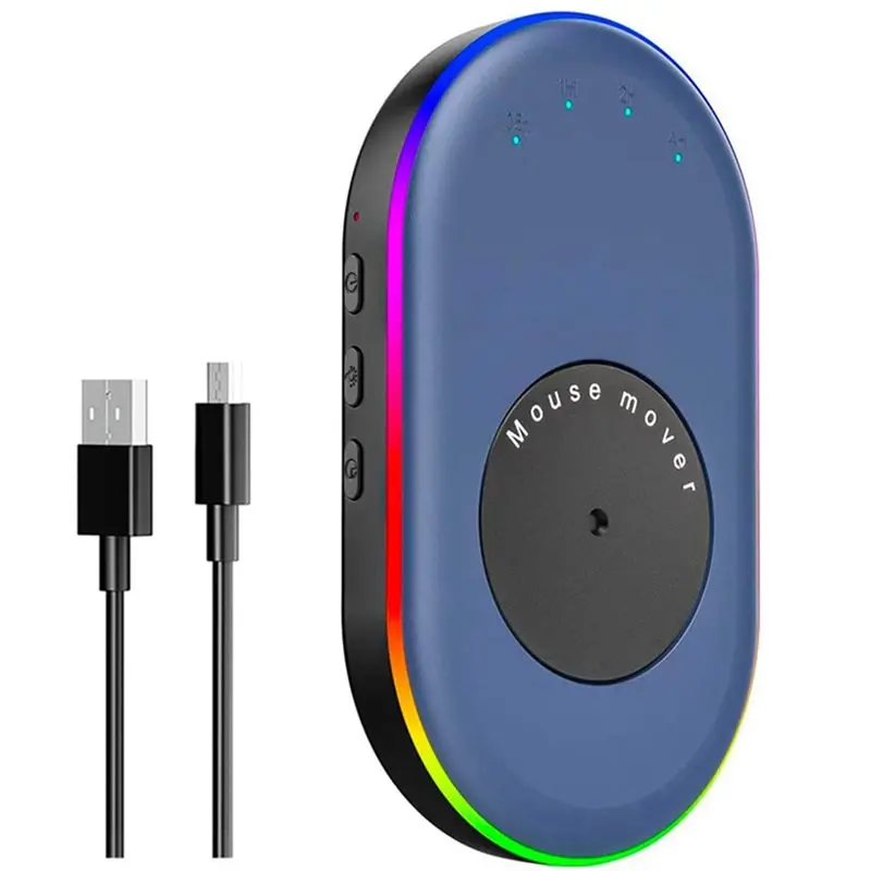 AC57-Virtual Mouse Mover Automatic Movement For Computer Laptop Awakening With On/OFF Switch Undetectable Mouse Jiggler