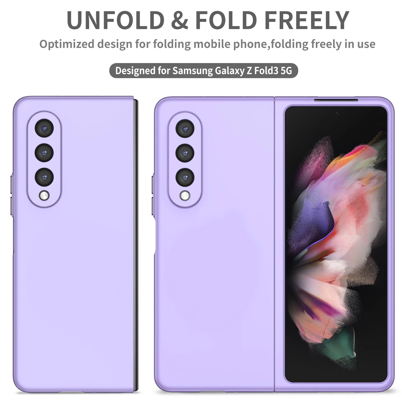 Anti-drop Slim Phone Case for Samsung Galaxy Z Fold 3 5G Fold2 Fold3 Fold 2 Shockproof Fashion Cell Phone Cases Fundas