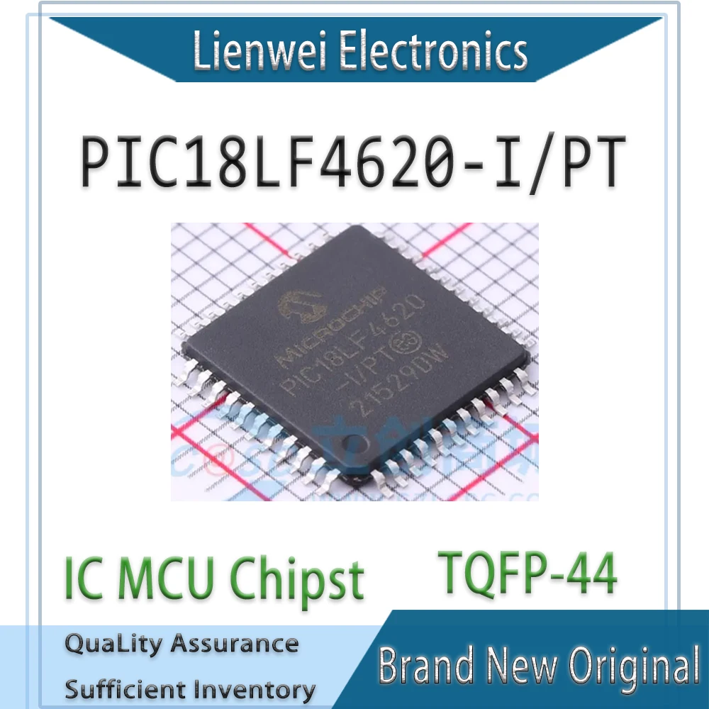 

100% New Original PIC18LF4620 PIC18LF4620-I/PT IC MCU Chipset TQFP-44