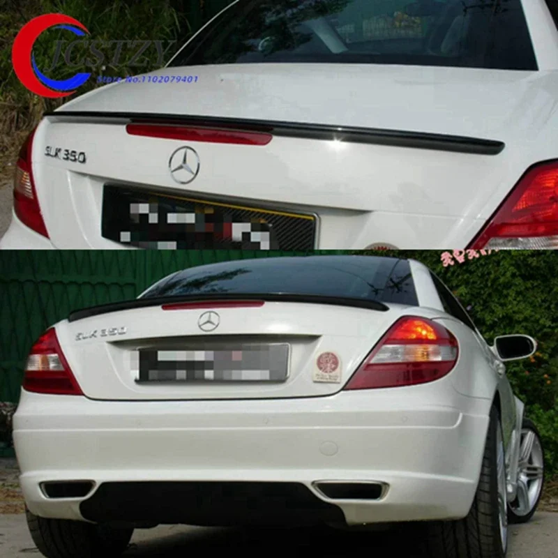 R171 R 172 Carbon Fiber Rear Spoiler Wing for Benz SLK Class R171 R172 2004 - 2010 SLK200 SLK280 SLK300 SLK350