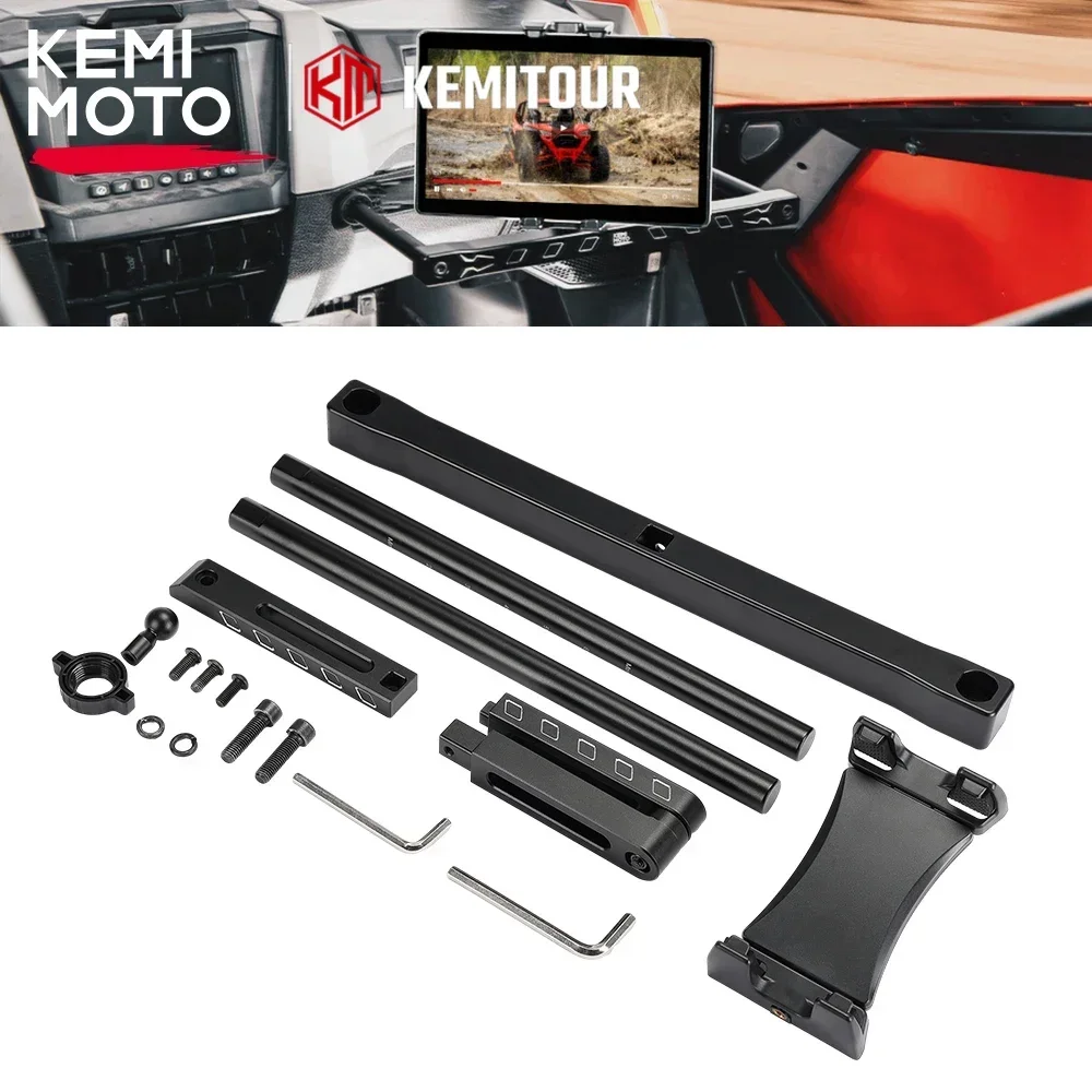 KEMIMOTO UTV GPS Mount Compatible with Polaris RZR PRO XP/XP4 RZR PRO R/Turbo R 2022-2023 Electronic Device Holder