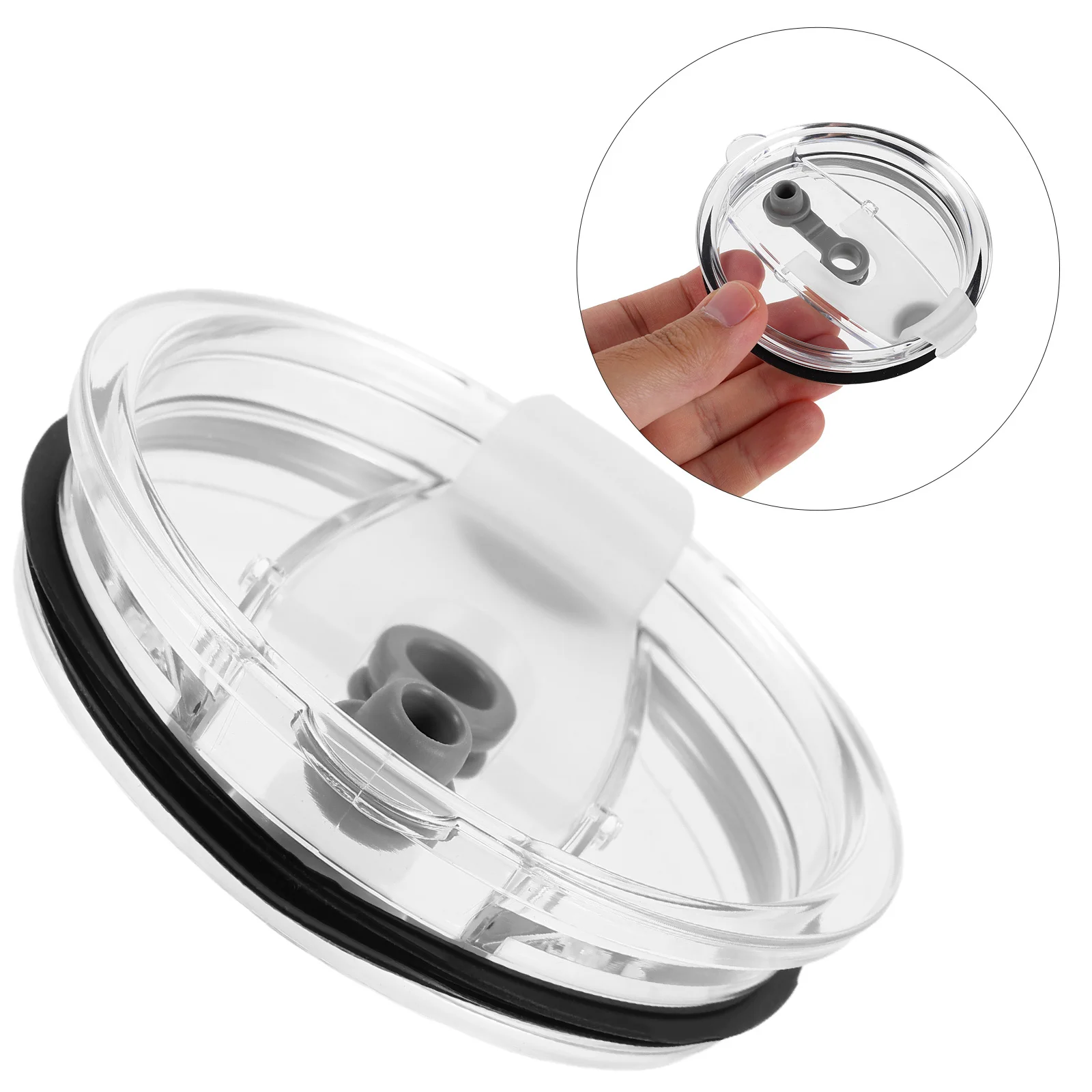 

10Pcs Spillproof Tumbler Lids Replacement Leakproof Covers Fits 20Oz 30Oz Insulated Cups Splash Resistant Seal Sip