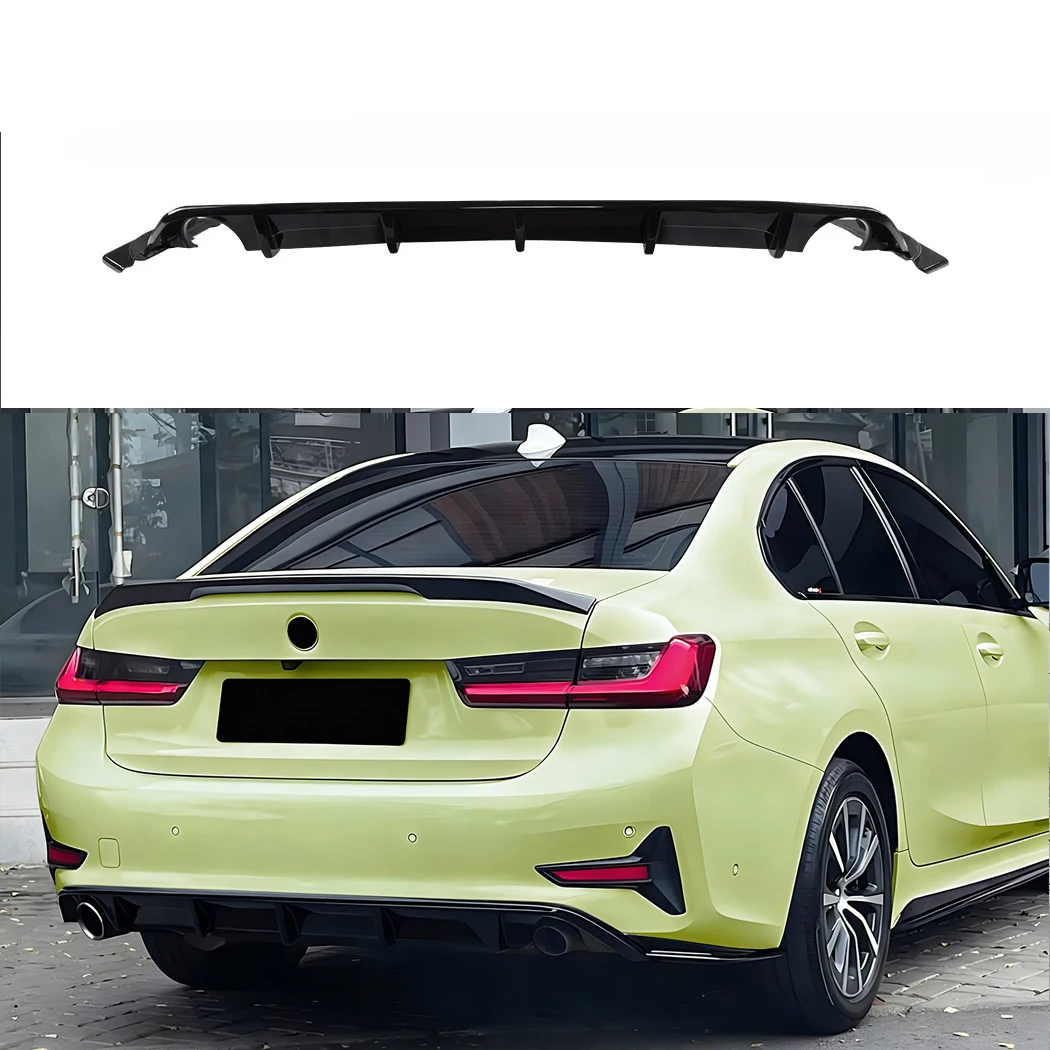 

Rear Bumper Diffuser Lip For BMW 3 Series G20 G21 320e 330d 2019-2022 Pre-LCI Car Rear Splitter Body Kit Styling Accessories