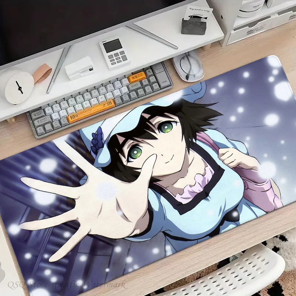 Shiina Mayuri S-Steins G-Gate animationMousepad Mouse Mat Desk Mat With Pad Gaming Accessories Prime Gaming XXL Keyboard Pad Pad