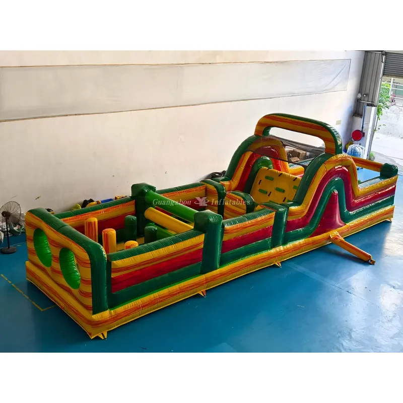 Inflatable Amusement Park Obstacle Courses for Children and Adults Outdoor Obstacle Course Equipment Inflatable Obstacle