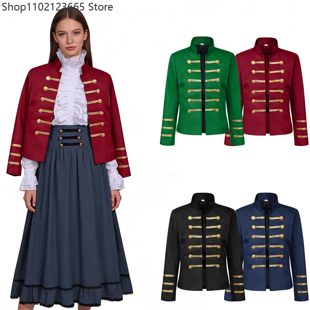

Steampunk Court-style Military Ceremonial Jacket Medieval Retro Rock Gown Coat Men's Vintage Carnival Roleplay Suit Jackets 2026