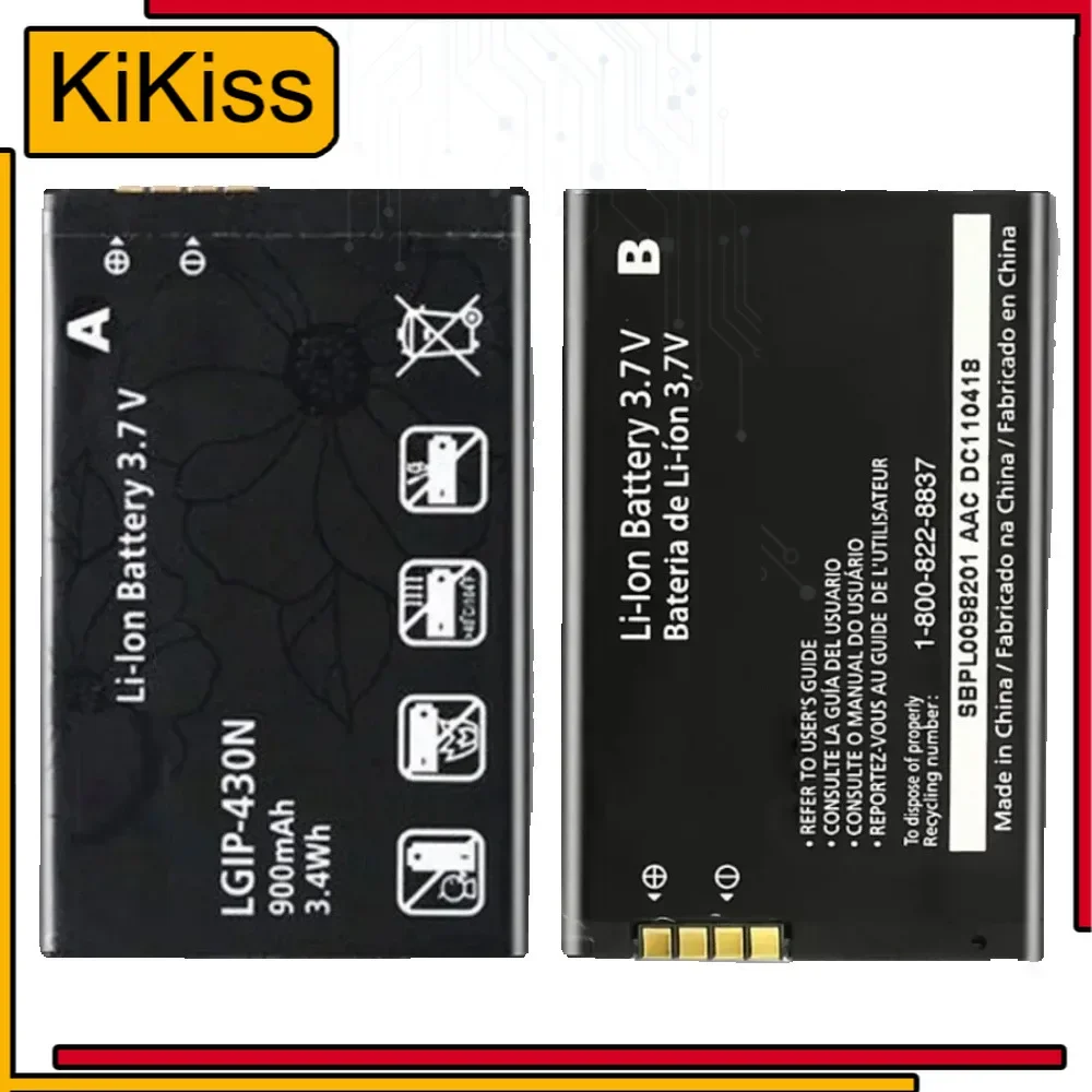 

LGIP-430N Replacement Battery For LG Cookie Fresh GS290 GW300 LX290 LX370 LGIP MT375 GM360 430N with Track Code