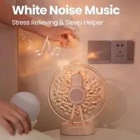 Sky Wheel Stereo Sound Box White Noise Projector 2000mAh Rechargeable Desk Lamp Romantic Atmosphere Wireless Bluetooth Speaker