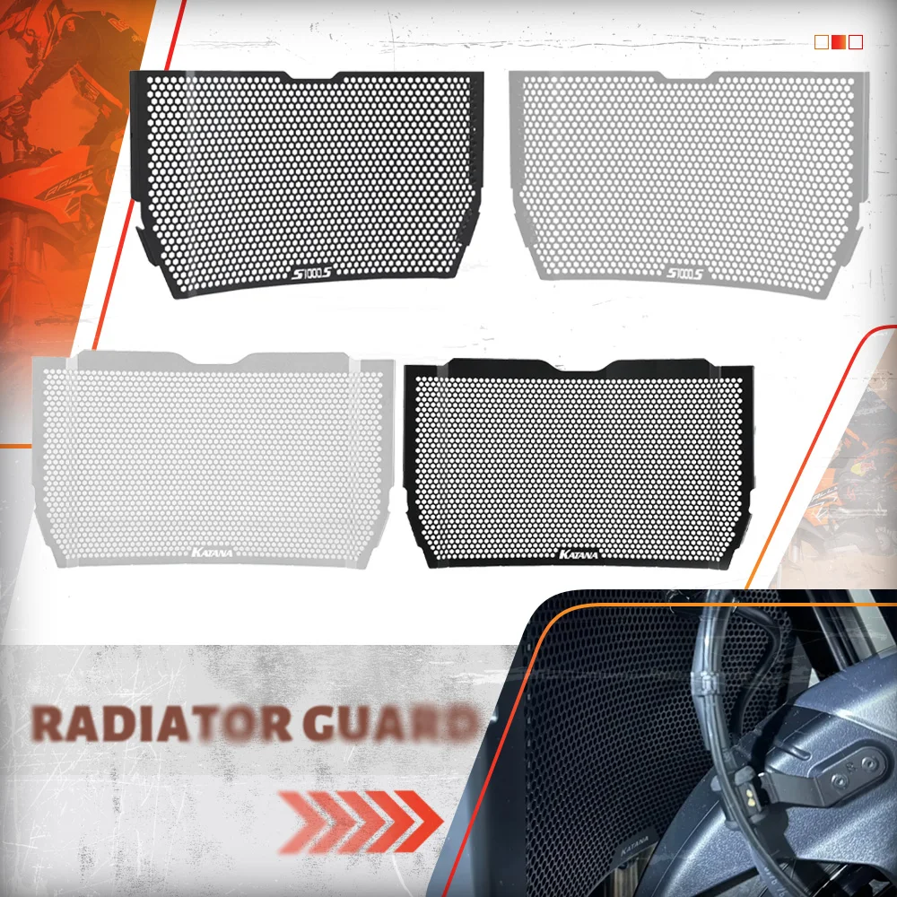 

Защита решетки радиатора для Suzuki GSX-S1000S Katana GSX-S 1000S GSX 2019 2020 2021 2022 2023 2024, защитная крышка решетки радиатора