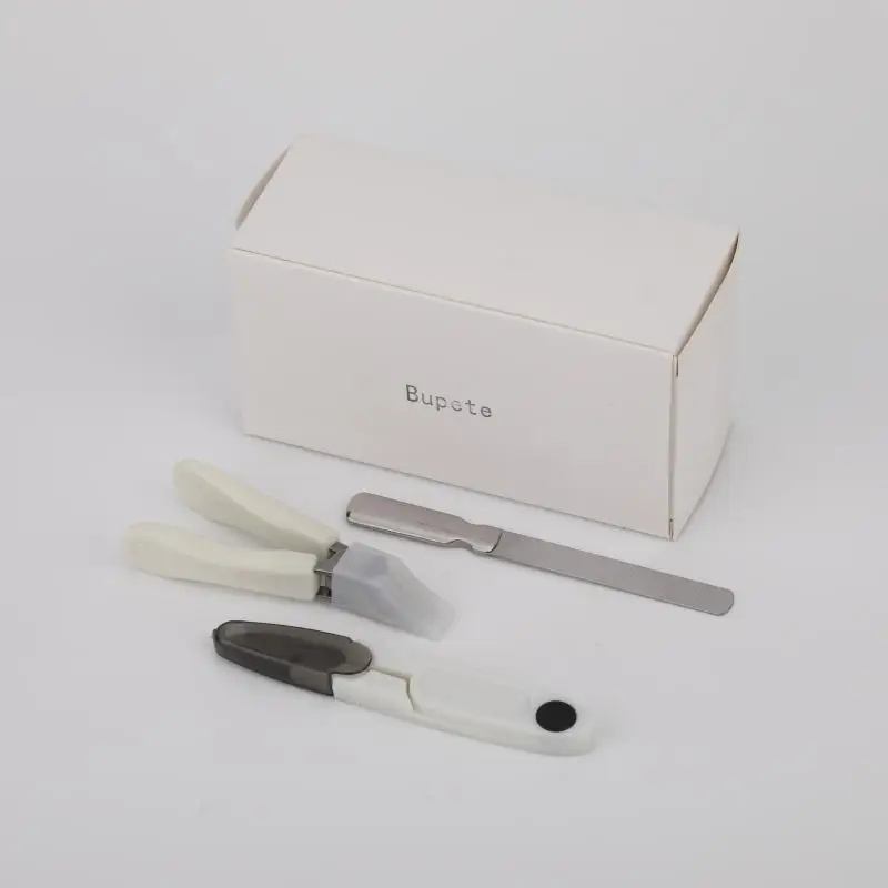 Bupete Scissors, Manicure implements, namely, nail files and nail clippers ,universal office, household and school scissors
