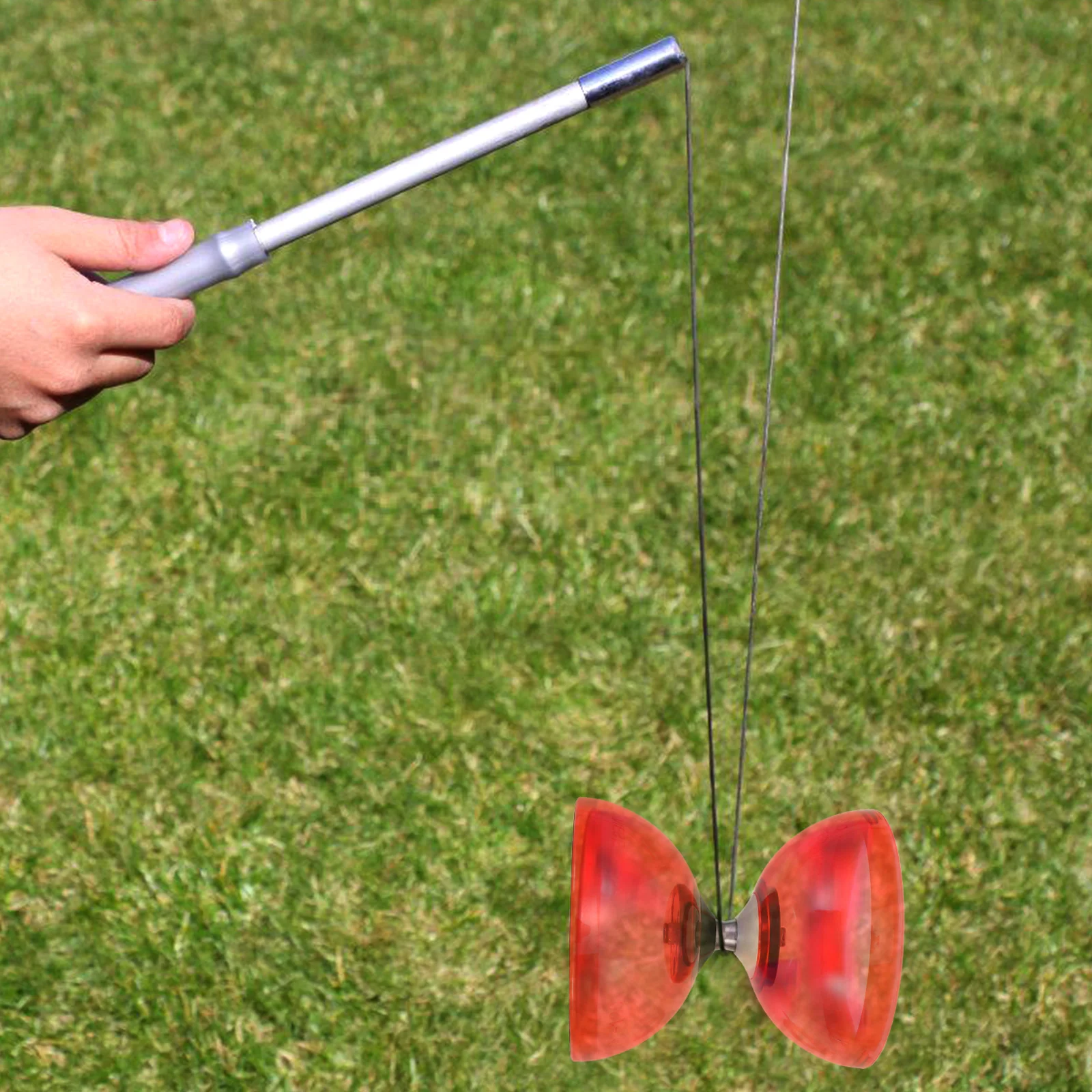 Chinês diabolo yoyo borracha macia roda dupla rosos rolamentos crianças malabarismo brinquedo tpu acessórios ao ar livre