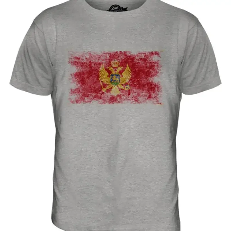 MONTENEGRO VINTAGE FLAG MENS T SHIRT TEE SHIRT XS S M L XL 2XL 3XL 4XL 5XL