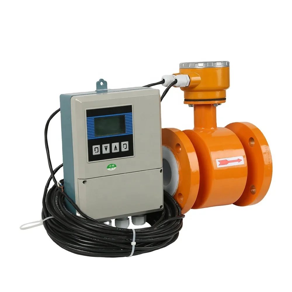 Ammonia Flow Meter Dn50 Electromagnetic Flowmeter