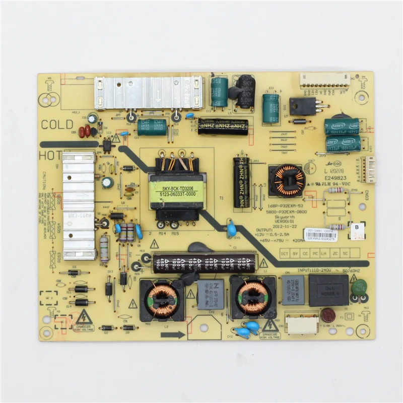 Оригинальная плата питания телевизора 5800-P32EXM-0800 168P-P32EXM-52 для 32E350E 32E301C, ремонт и замена платы телевизора, аксессуары Оригинальная плата питания телевизора 5800-P32EXM-0800 168P-P32EXM-52 для 32E350E 32E301C, ремонт и замена платы телевизора, аксессуары