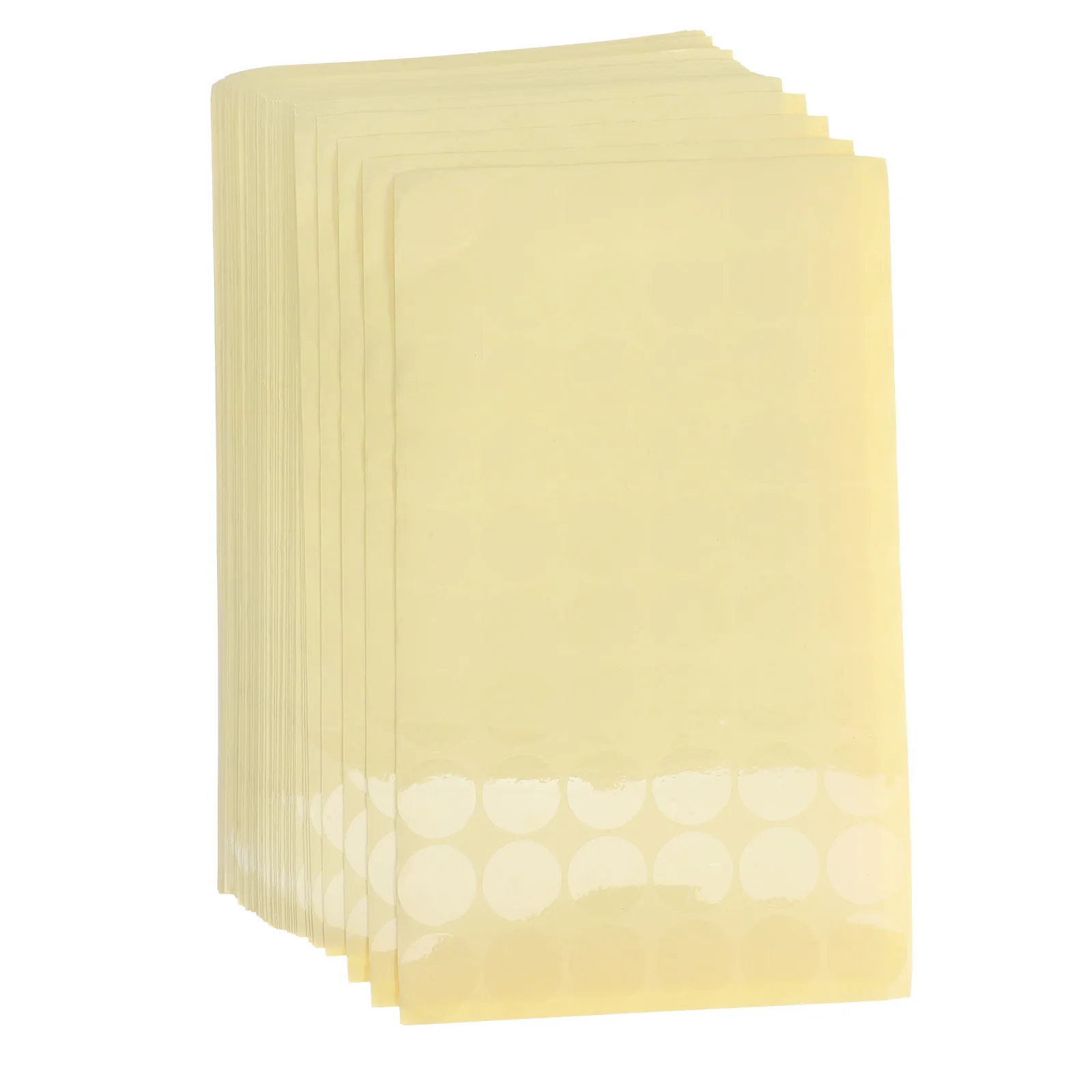 

84 Sheets Transparent Round Sealing Sticker Clear Labels Circle Stickers for Pvc Self-adhesive Envelope Seals Retail Package